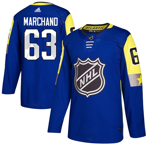 Adidas Men Boston Bruins #63 Brad Marchand Royal 2018 All-Star NHL Jersey->boston bruins->NHL Jersey